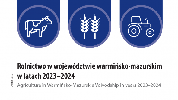 Agriculture in Warmińsko-Mazurskie Voivodship in years 2023–2024