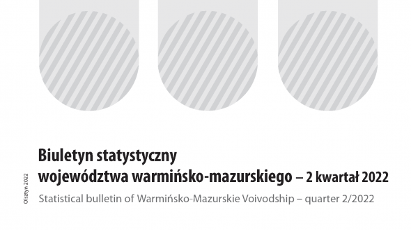 Statistical bulletin of Warmińsko-Mazurskie Voivodship – quarter 2/2022