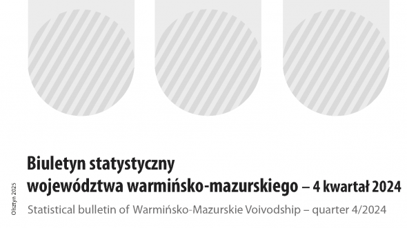 Statistical bulletin of Warmińsko-Mazurskie Voivodship – quarter 4/2024