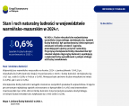 Stan i ruch naturalny ludności w województwie warmińsko-mazurskim w 2024 r. Foto