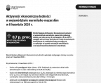 Aktywność ekonomiczna ludności w województwie warmińsko-mazurskim w II kwartale 2020 r. Foto