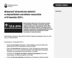 Aktywność ekonomiczna ludności w województwie warmińsko-mazurskim w IV kwartale 2020 r. Foto