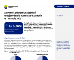 Aktywność ekonomiczna ludności w województwie warmińsko-mazurskim w 1 kwartale 2025 r. Foto