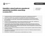 Komunikat o sytuacji społeczno-gospodarczej województwa warmińsko-mazurskiego w czerwcu 2021 r. Foto