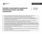 Komunikat o sytuacji społeczno-gospodarczej województwa warmińsko-mazurskiego w styczniu 2022 r. Foto