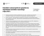 Komunikat o sytuacji społeczno-gospodarczej województwa warmińsko-mazurskiego w lipcu 2022 r. Foto