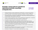 Komunikat o sytuacji społeczno-gospodarczej województwa warmińsko-mazurskiego w listopadzie 2022 r. Foto