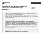 Komunikat o sytuacji społeczno-gospodarczej województwa warmińsko-mazurskiego w marcu 2023 r. Foto