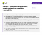 Komunikat o sytuacji społeczno-gospodarczej województwa warmińsko-mazurskiego w grudniu 2023 r. Foto