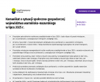 Komunikat o sytuacji społeczno-gospodarczej województwa warmińsko-mazurskiego w lipcu 2025 r. Foto
