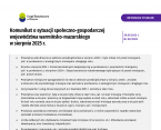 Komunikat o sytuacji społeczno-gospodarczej województwa warmińsko-mazurskiego w sierpniu 2025 r. Foto