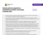 Sytuacja społeczno-gospodarcza województwa warmińsko-mazurskiego w kwietniu 2026 r. (wcześniej Komunikat o sytuacji społeczno-gospodarczej województwa warmińsko-mazurskiego) Foto