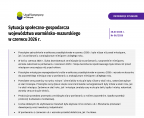 Sytuacja społeczno-gospodarcza województwa warmińsko-mazurskiego w czerwcu 2026 r. (wcześniej Komunikat o sytuacji społeczno-gospodarczej województwa warmińsko-mazurskiego) Foto