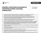 Komunikat o sytuacji społeczno-gospodarczej województwa warmińsko-mazurskiego w kwietniu 2020 r. Foto