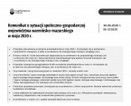 Komunikat o sytuacji społeczno-gospodarczej województwa warmińsko-mazurskiego w maju 2020 r. Foto