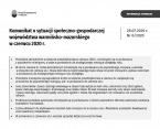 Komunikat o sytuacji społeczno-gospodarczej województwa warmińsko-mazurskiego w czerwcu 2020 r. Foto