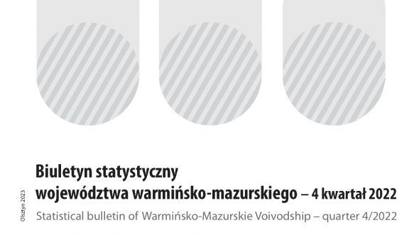 Biuletyn statystyczny województwa warmińsko-mazurskiego - 4 kwartał 2022 r.