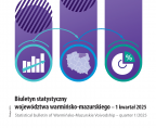 Biuletyn statystyczny województwa warmińsko-mazurskiego – 1 kwartał 2025 r. Foto