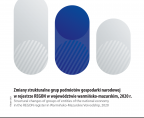 Zmiany strukturalne grup podmiotów gospodarki narodowej w rejestrze REGON w województwie warmińsko-mazurskim, 2020 r. Foto